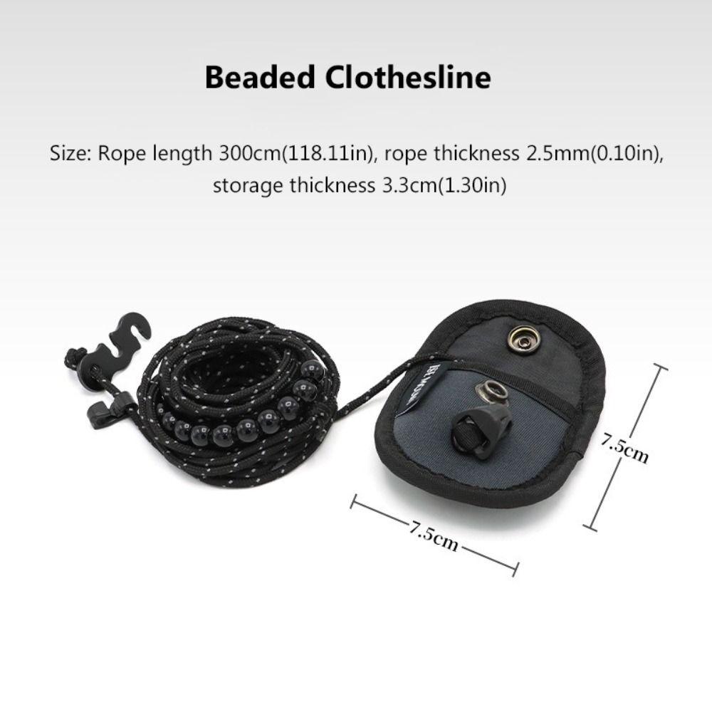 Retractable Laundry Dryer Clothes Rope Portable Travel Camping Clothesline