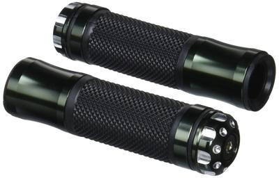 Bike Parts Center 903314 Custom Grips, Left and Right Set, With Bar Ends, Ash, Honda, Super Dio, Etc