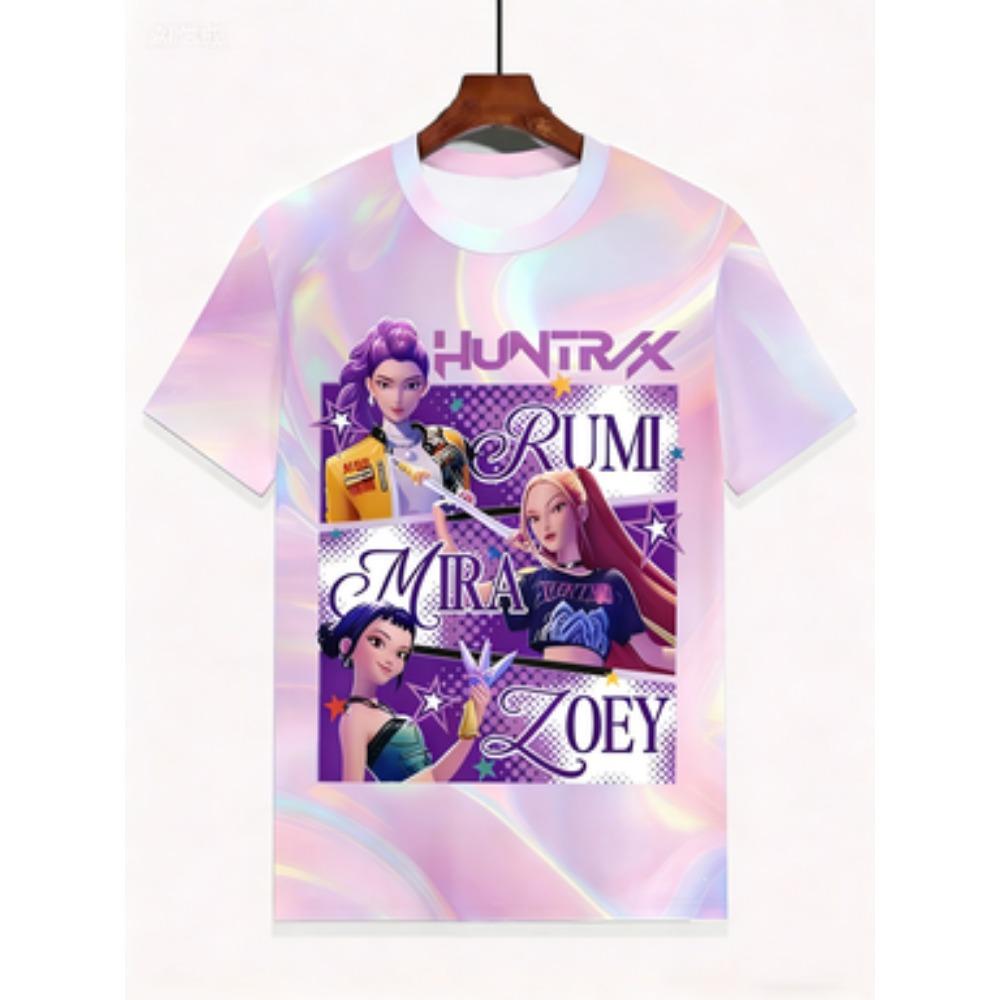 Parent-child T-shirt, Casual and Fashionable Children s T-shirt, Cosplay Costume M