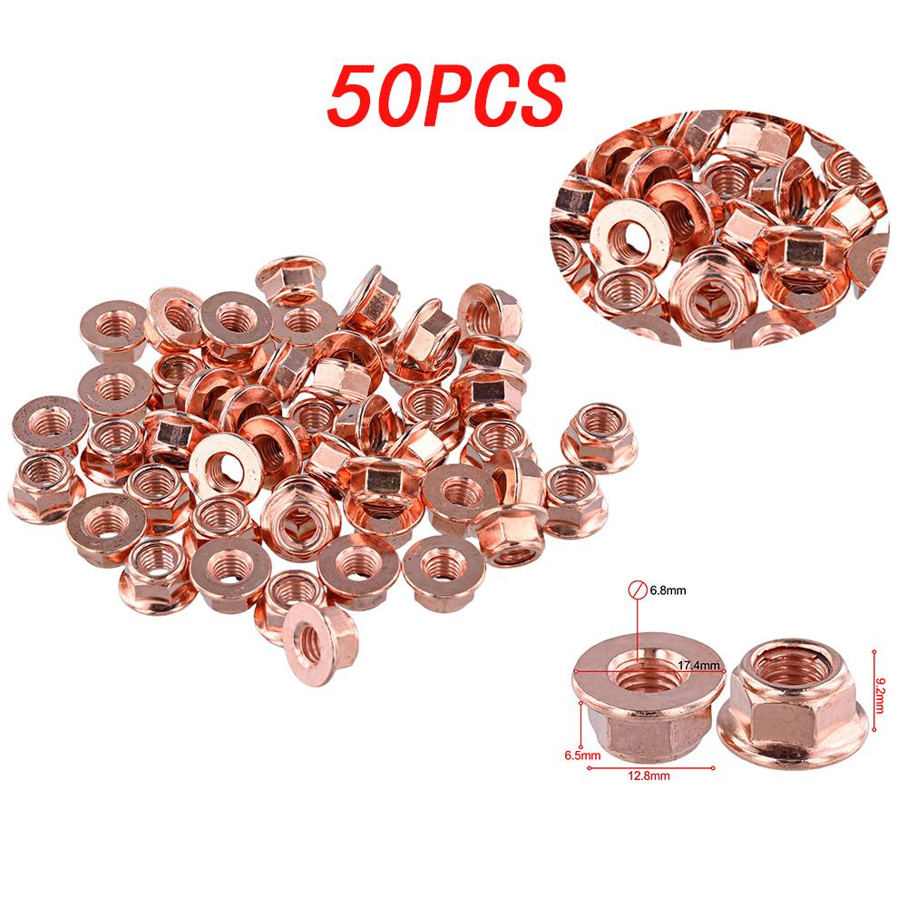 Precise Fitment M8x1 25 Exhaust Manifold Lock Nuts for BMW 50 Pieces