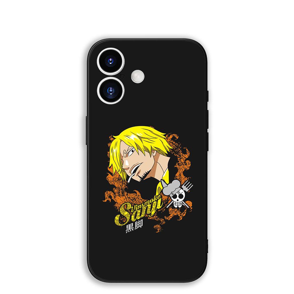 

Cover for Apple iPhone 16 15 14 11 Pro Max 6 7 8 Plus + SE2 SE3 SE 2022 2020 8+ Phone Case Roronoa Zoro Luffy One Pieces Sanji iPhone 15