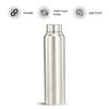 Stainless Steel Water Bottle | BIS-Approved | 900ml (Silver Steel Finish)