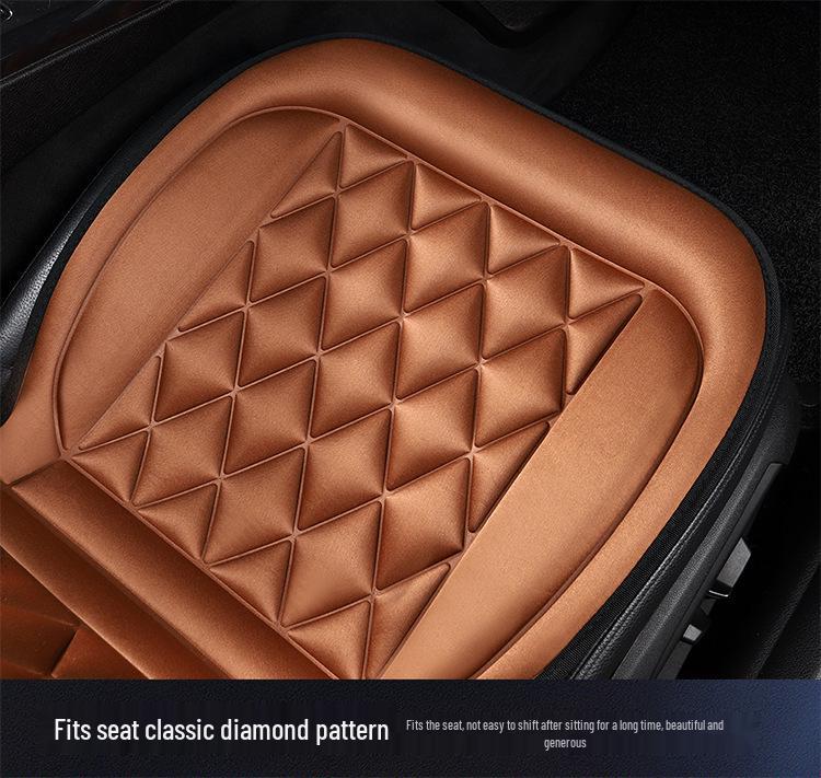 12V Heated Car Seat Cushion with Backrest - Warm Seat Cover for Autumn and Winter