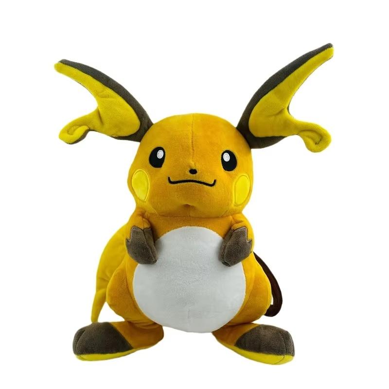 30Cm  Raichu Evolution Plush Toy High Quality Stuffed Animal Doll Soft Hug Pillow Cushion Room Decoration Companion Doll