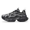 Anta Fashionable Comfortable Shock Absorbing Height Increasing Wear Resistant Low Top Dad Shoes Women Sneaker Black Silver 122618899-1