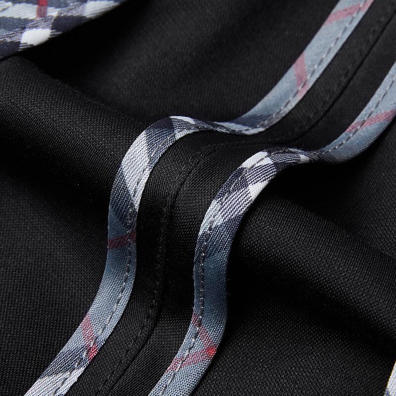 JOW Men's Stretch Silk Blend Straight-Leg Casual Pants