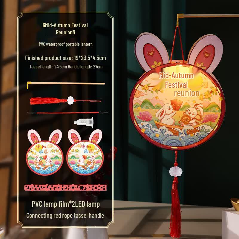 Mid-Autumn Festival Rabbit DIY LED Lantern Kit
