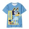 T-shirt 3D Bluey Cartone Animato per Bambini 2026 Estate Fresca Asciugatura Rapida Manica Corta Stampa Anime Maglietta Casual per Ragazzi e Ragazze Quotidiana