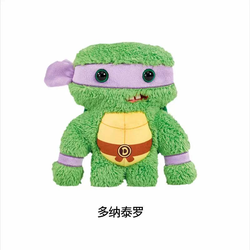 Official Fuggler X Tmnt Teenage Mutant Ninja Turtles Funny Ugly Monster Soft Plush Doll Leonardo Collectible Toys Gifts For Fans
