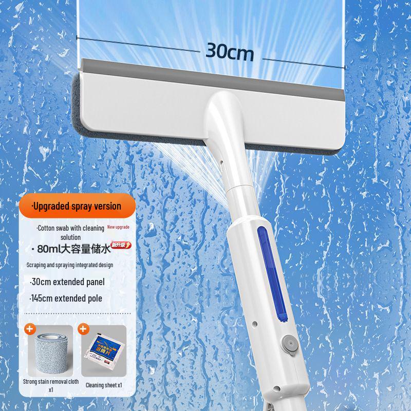 New Single-Sided Glass Cleaning Tool with Water Spray for Windows