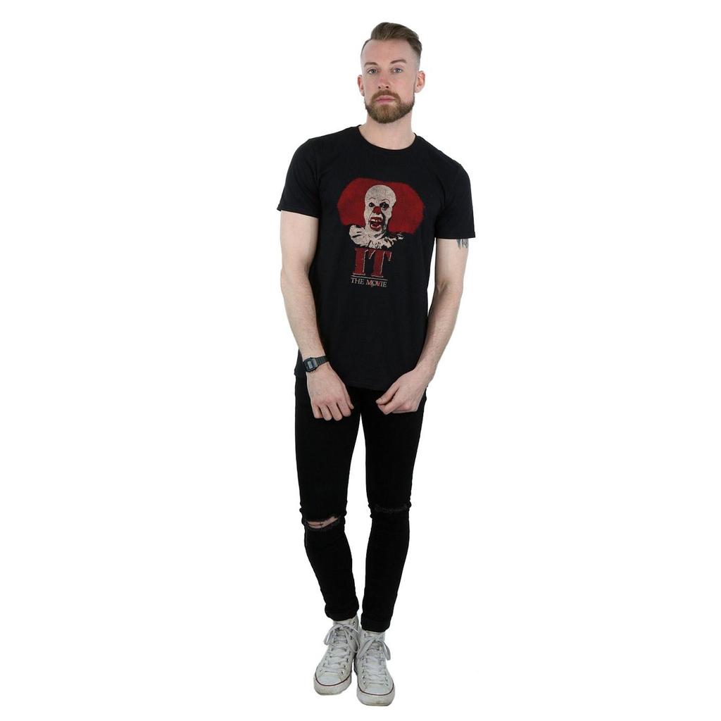 It (1990) Mens Pennywise Clown Logo T-Shirt