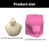 Multifuntional Silicone Vase Mold Hen Shape Planter Moulds for Succulent Planters and Creative Homes Decorations