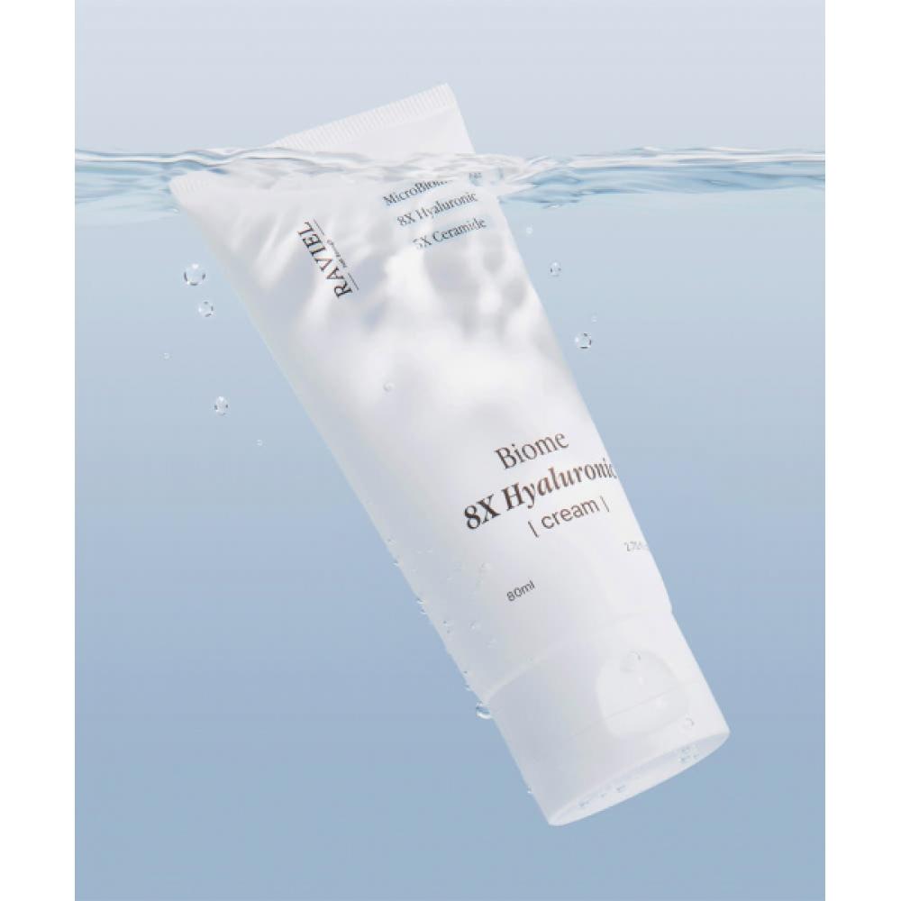 Raviel Biome Гиалуроновая кислота Уход за порами Улучшение себума Увлажняющий крем 80 мл NONE