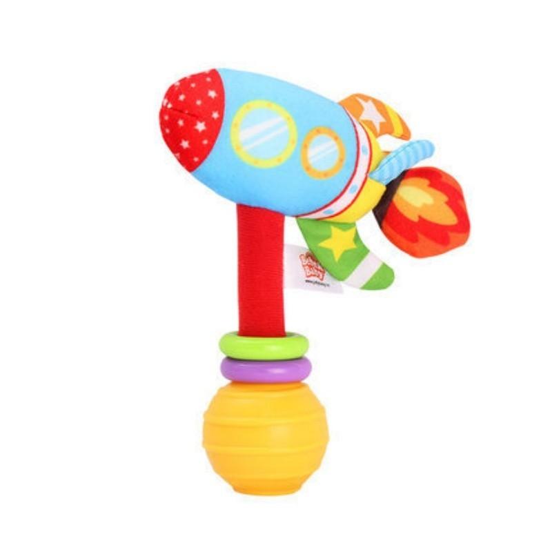 Cute Plush Rattle Bell Baby Toy For 0-3 Year Old Babies