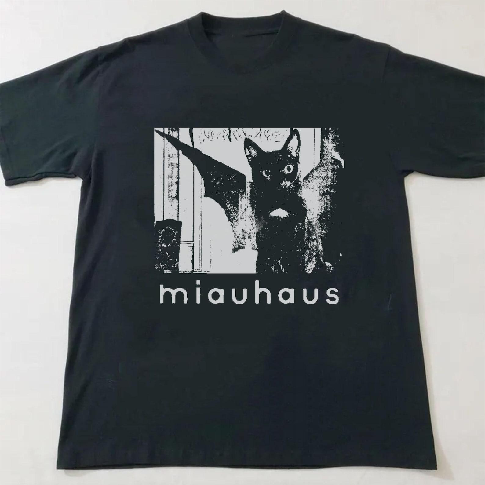 collection Bauhaus Cat Shirt, Cute shirts, Gifts for her, Gothic clothing, Goth band tee, Bauhaus graphic tee, unisex 4XL