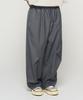 CARGOBROS Curved Wide Banding Slacks (Charcoal)
