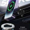 Jiletang 15W Carregador Magnético Sem Fio para Carro e Suporte para Telefone