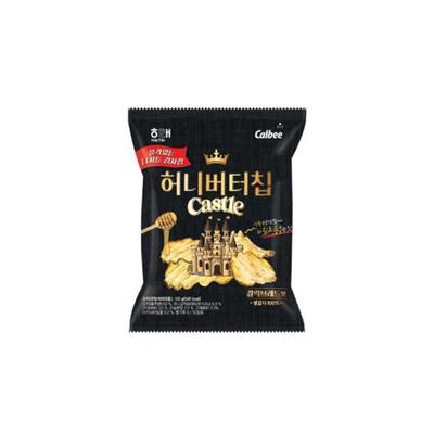 Haitai Bal Tereyağlı Cips Kalesi Sarımsaklı Ekmek Aromalı (100 gram) (2 Seçenek)