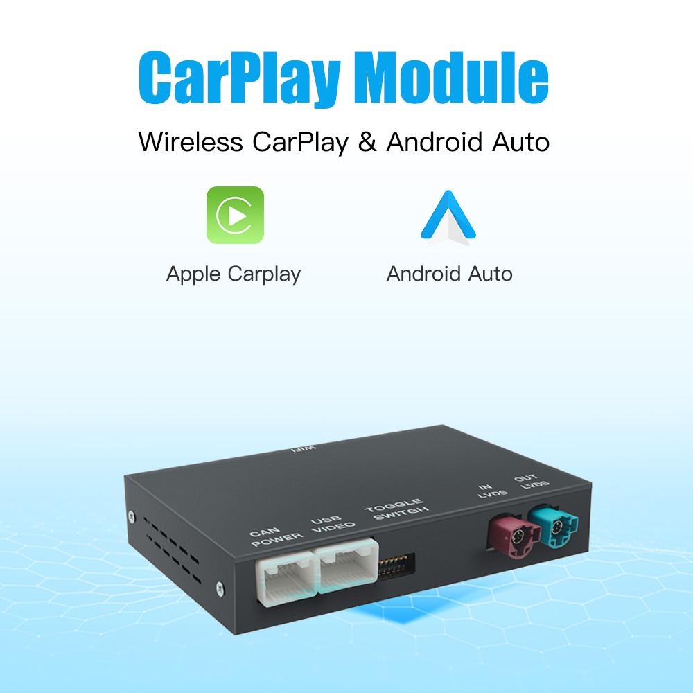 AUTOABC Wireless CarPlay Android Auto For BMW 5 Series F10 F11 2012-2017 CIC NBT Radio Multimedia Playback Airplay Navigation