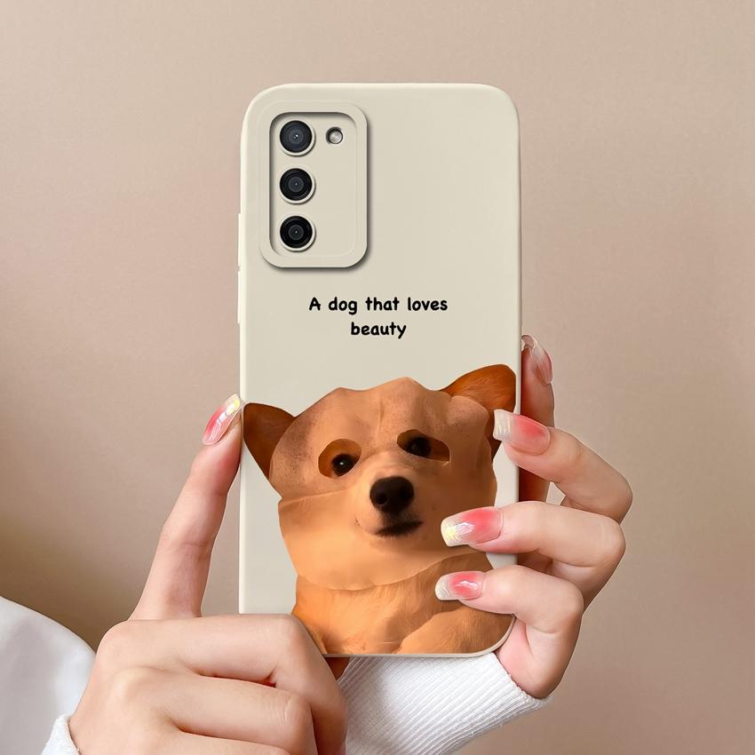 Hülle Für Oppo A56 A57 A58 A59 A60 A72 A75 A78 A79 A83 A91 A92 Handytaschen Niedliches Anime-Haustier-Muster Flüssigsilikon Premium Schutzhülle Für Oppo Capa