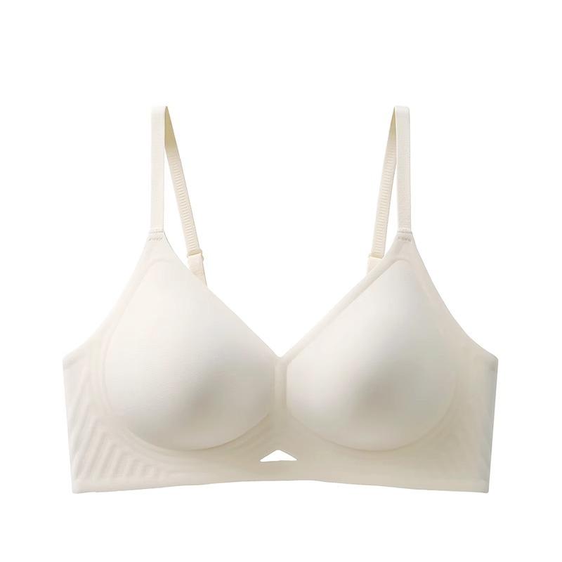 Traceless underwear, women's small breasts gather, soft support, nude feeling, pull to prevent sagging, close secondary breasts, no steel ring