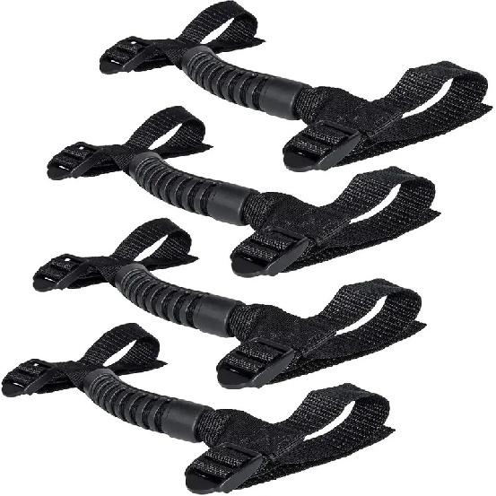 4pcs/set Roll Bar Grab Handles Grip Handle for Jeep Wrangler YJ TJ JK JKU Sports Sahara Freedom Rubicon X & Unlimited 1955-2023