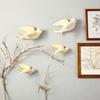 Keramikwandwandmontierte Vogel-Simulationstier-Ornamente Fliegender Vogel Hintergrundwandbehang Raumdekoration Zubehör
