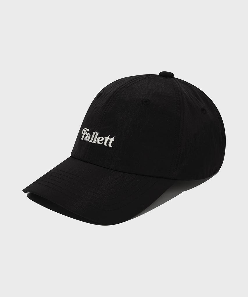 FALLETT Nylon Story Logo Ball Cap Black