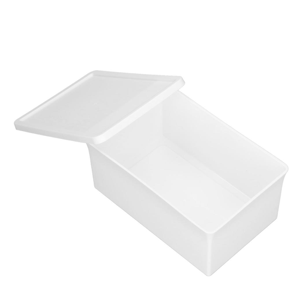 Plastic Desktop Storage Box Multifunction Dustproof Storage Box with Lid for Home DesktopS