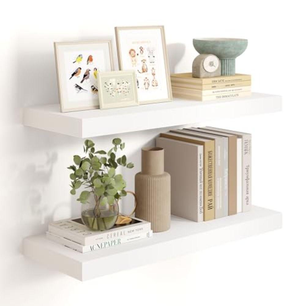 1pc Wall Mounted Floating Shelves Deeper Bathroom Shelves  for Living Room Bedroom Kitchen