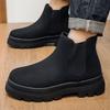 2026 High Quality Platform Ankle Chelsea Boots for Man Luxury Designer Shoes Men‘s Booties for Men Flat Heel Warm Casual Elegant