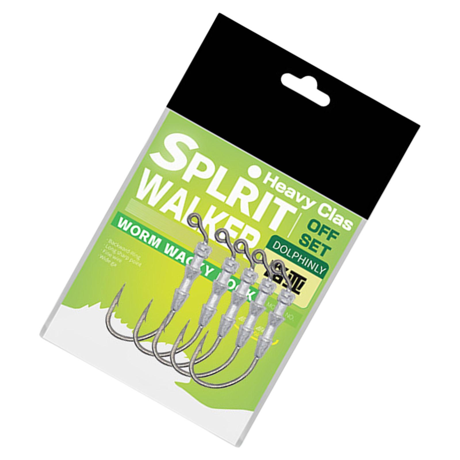 

5 шт. Оснащенные джиг-головки 0,6 г/1 г Джиг-головки для свимбейтов Крючки для ловли окуня Утяжеленные приманки Крючки для джиг-головок С бородкой Крючки для крэнков B