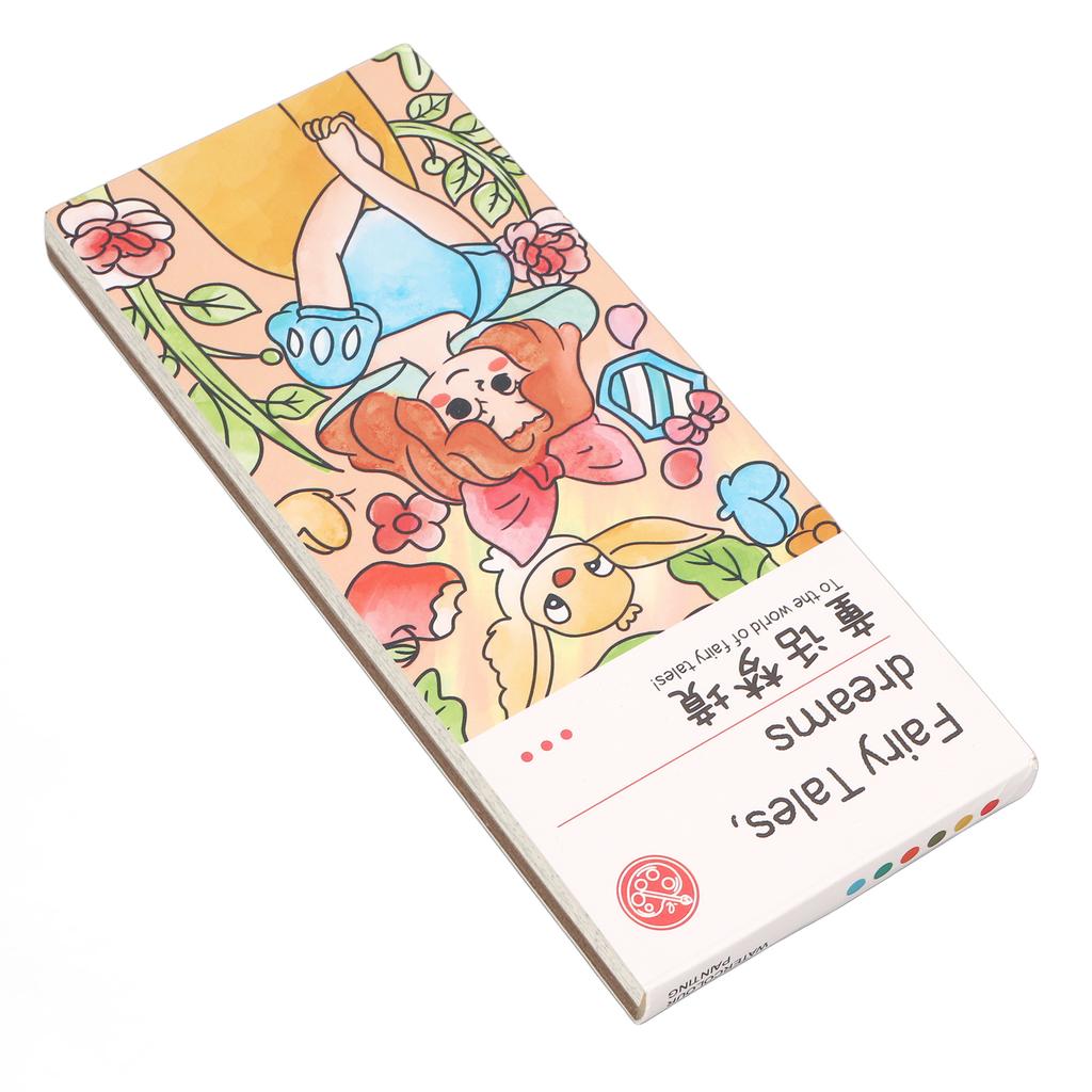 Pocket Painting Book Cartoon Theme Color Recognition Hand Eye Coordination Water Coloring Book for