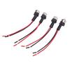 4 Stück LED-Glühbirnenfassung Stecker Wasserdichtigkeit Glühbirnenkabelbaum Adapterstecker für Auto Scheinwerfer Blinker Rücklicht
