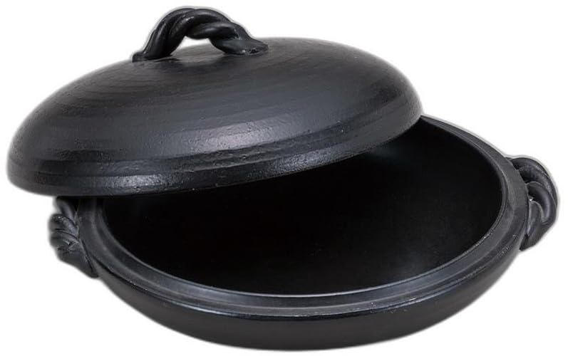 Goraku Nabe X X Earthenware Can Be Cooked On an Open Setomonohonpo (Medium) [27 23.5 13cm] Pot, Ceramic, Fire,