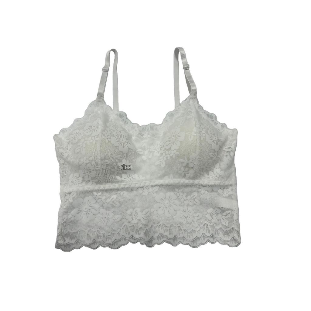 Zeriluna Elegant Wireless Push-Up Lace Underwear – Soft, Breathable, and Beautifully Trimmed to Enhance Your Bust.