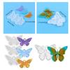 Butterfly Necklace Keychain Mold Silicone Pendant Mold Earring Ornament Epoxy Resin Casting Jewelry Making Diy Crafts