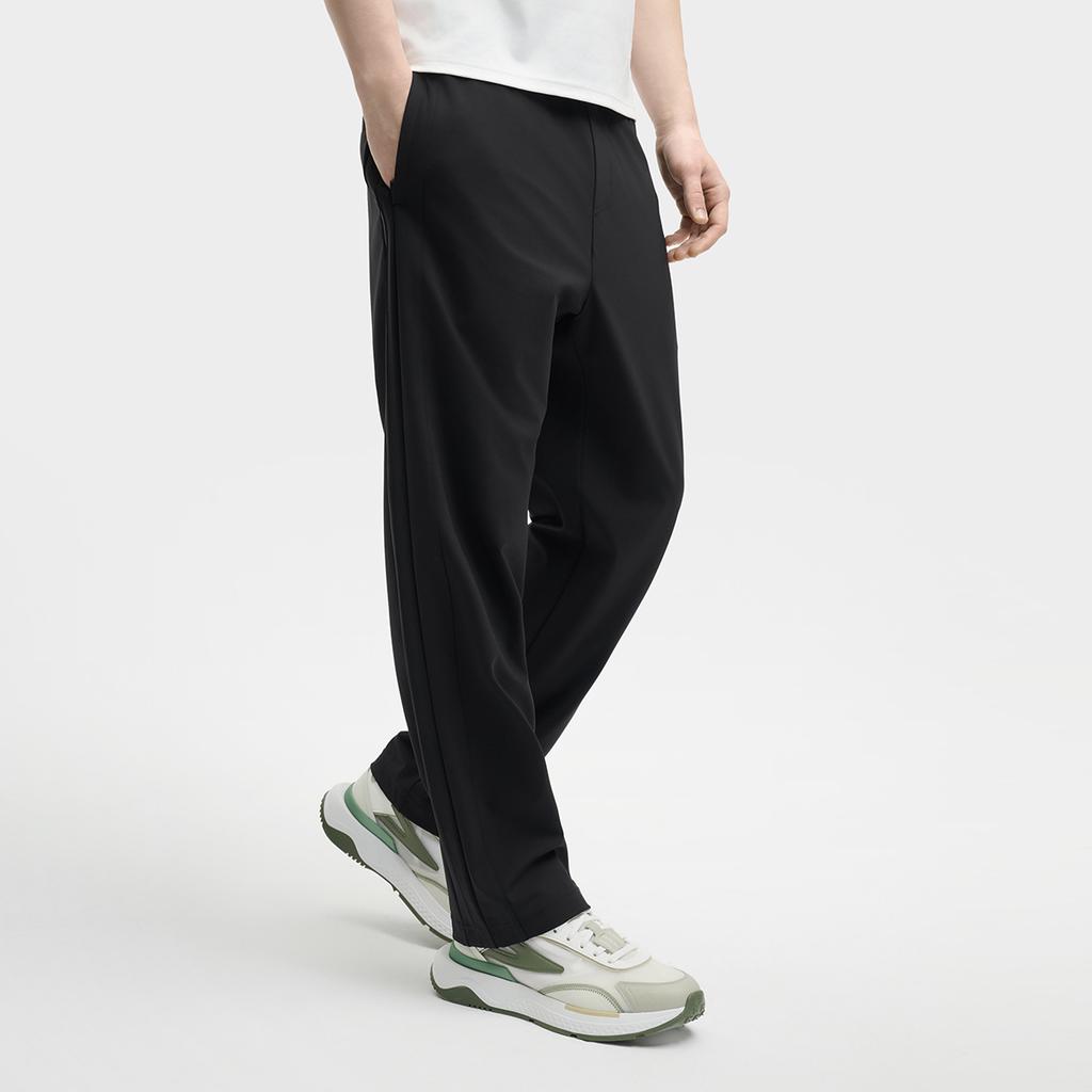 Fila Heritage Simple Versatile Comfortable Solid Color Cool Casual Pants Men Pants Black F11M528605F-BK