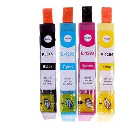 Cartouches compatibles - EPSON - T1295 - 4 pièces - Jet d'encre - Multi-couleurs