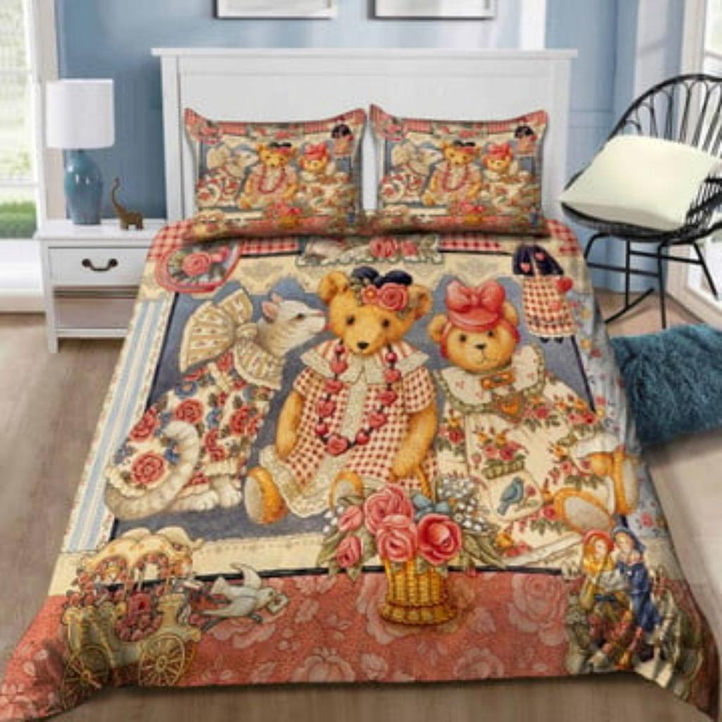 Tmarc Tee Red and Blue Dragons Comforter Duvet Cover Set Bedding Cover Suit