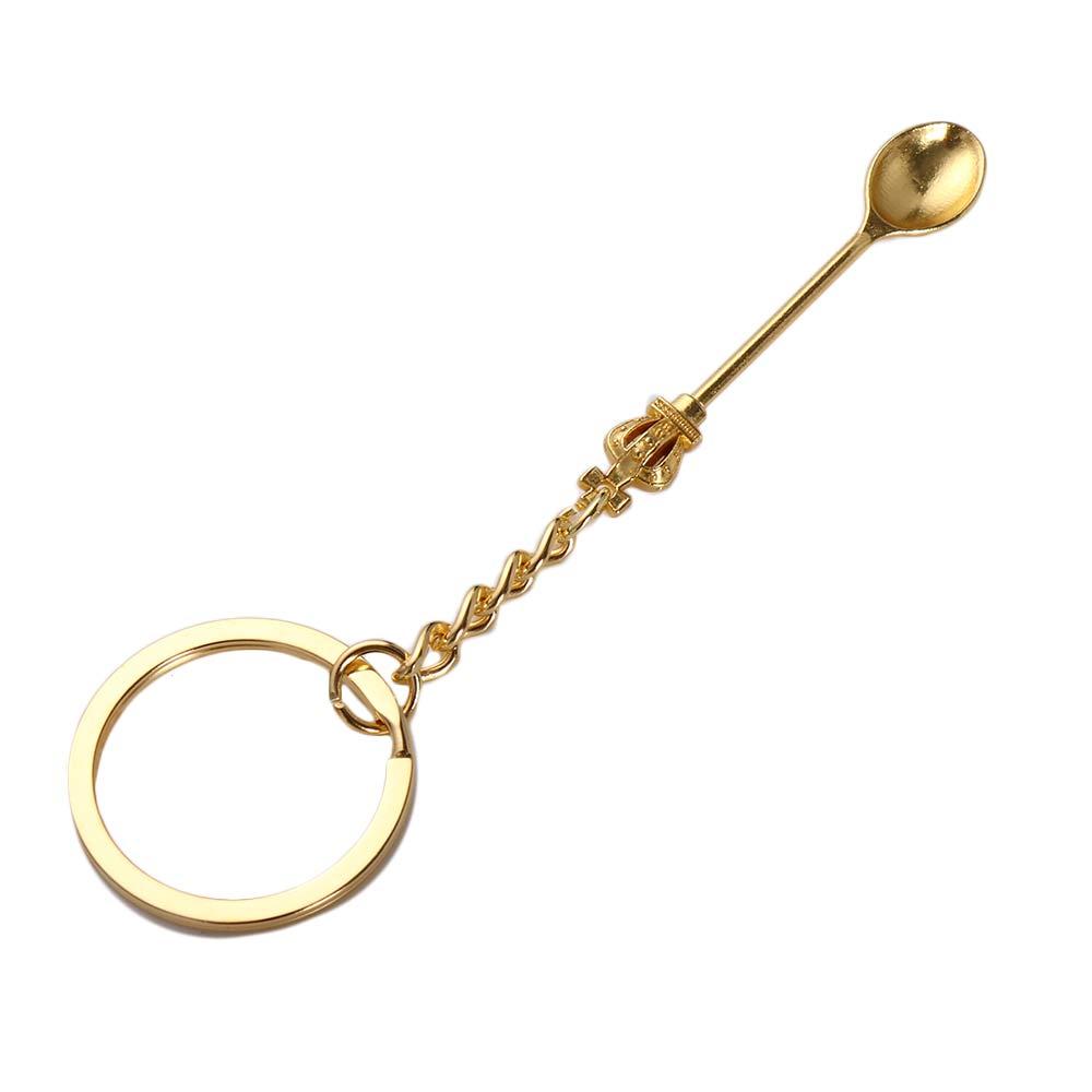 Handmade Craft Jewelry Gift Ornaments Pendant Metal Key Chain Spoon Keychain Key Ring Trinkets