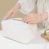 Trousse de Toilette Cosmétique Ouverte à Plat Imperméable Sac de Voyage pour Articles de Toilette Organisateur de Maquillage avec Séparateur Poignée Supérieure pour Femmes Voyages d'Affaires Séjours d'Une Nuit