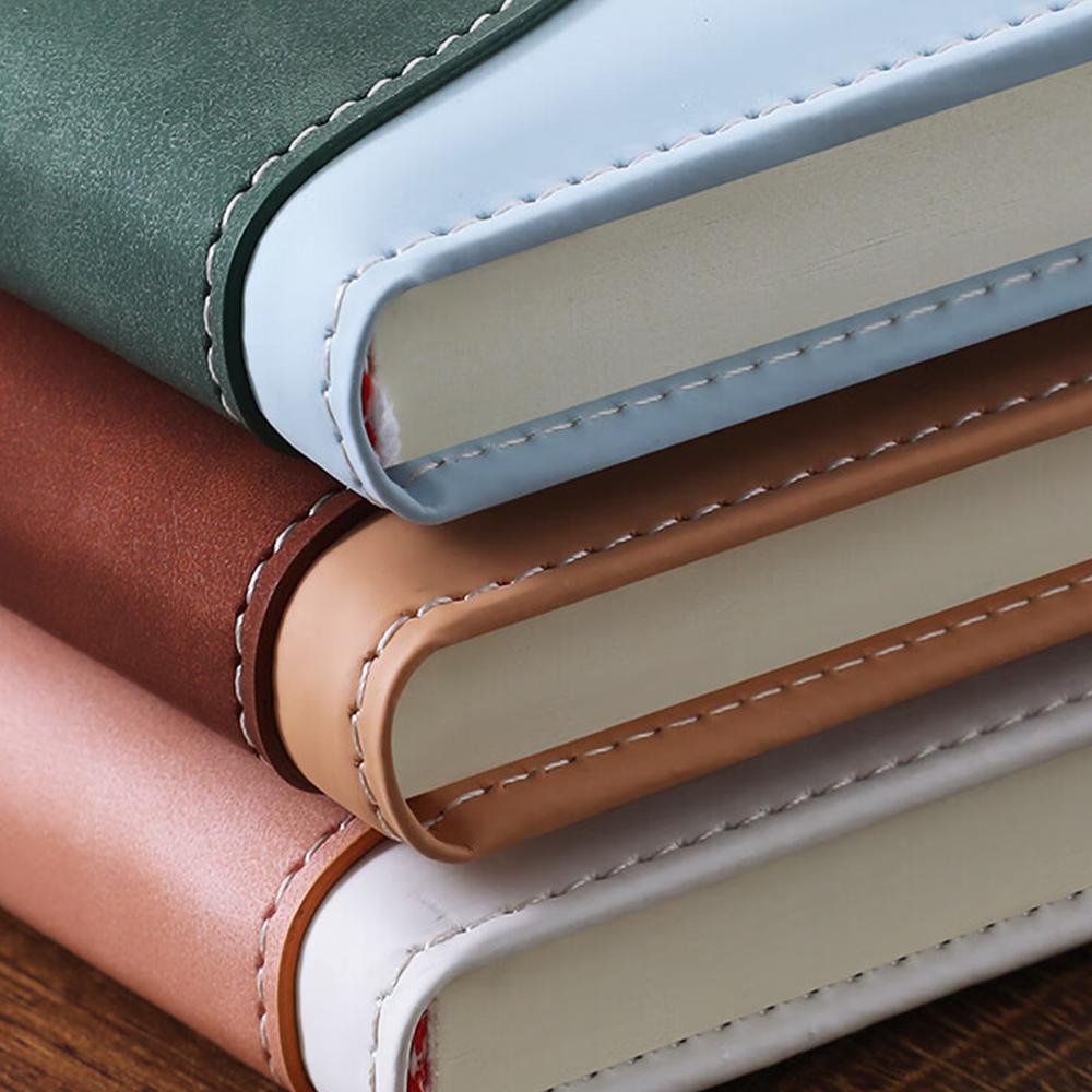 A5 buckle business notepad, work meeting record book, student subject notebook, thickened diary, excerpt book, lined inner pages