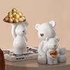 Cute Bear Home Key Storage Rack, Shelf Ornament, Light Luxury Entrance Decoration, Wine Cabinet Decoration Ins Style