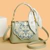Tasche Crossbody-Tasche, Neue High-End-Damentasche, Modische Retro-Kunst, Schultertasche mit chinesischem Stil Stickerei