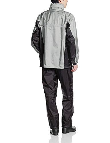 [Document] 3D Breeze Rain Men's Rain Suit, Top and Bottom Set, Breathable and Waterproof, Fully Mesh Lining, Gray, Size L
