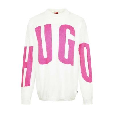 Hugo Womens/Ladies Crew Neck Relaxed Fit Long-Sleeved Jumper
