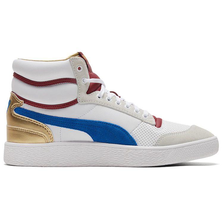 PUMA Ralph Sampson Mid 'Royal White Red Dahlia' 374150-01