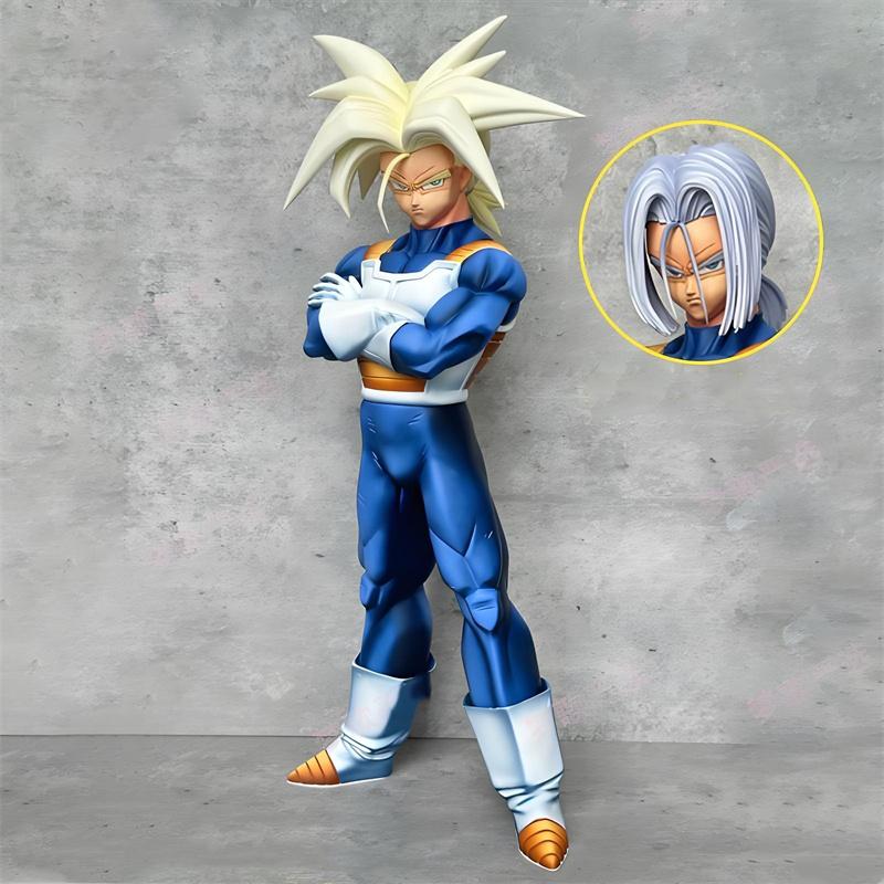 Anime Dragon Ball Z Ssj3 Vegeta Figure Super Saiyan 3 Vegeta Action Figures Trunks Statue Collection Model Toys Gift