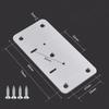 Rustproof Stainless Steel Door Hinge Repair Kit Suitable for Cabinet Doors Includes Screws and Tools Quick Installation